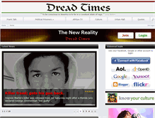Tablet Screenshot of dreadtimes.com